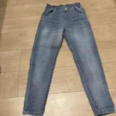 キッズ　140 デニムパンツ　ボトムス　長ズボン　女の子