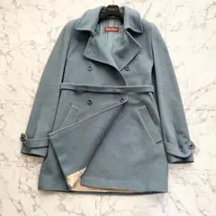 美品♡ マックスマーラ アンゴラ シルク ウール ベルテッドコート 42 XL