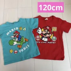 Nintendo 任天堂マリオ・ヨッシーTシャツ2枚セットのサムネイル
