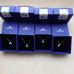 Swarovski クリスタルネックレス 4種類4点セット