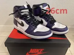 Nike Air Jordan 1 コートパープル/ホワイト/ブラック