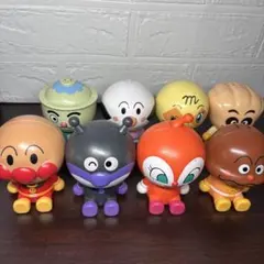 まとめ売り✩ガチャポン 大きなアンパンマンマスコット♩ 8体セット♩BANDAI