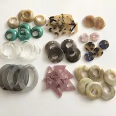 No157 ハンドメイド用　アクリルパーツ　まとめ売り