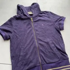 tommy girl 紫色 フルジップ パーカー S