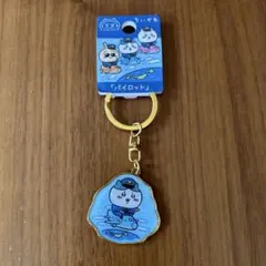 空港限定　キーホルダー　ハチワレ　パイロット