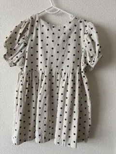 URBAN CHERRY ドット柄 半袖ワンピース 110