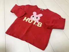 良品 Hot Biscuit ホットビスケッツ トレーナー レッド 100cm