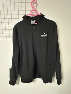 PUMA 黒白 ジップアップジャケット M