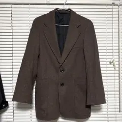 ジャージーテーラードジャケット　ブラウン XS