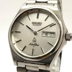 稼働 SEIKO セイコー シルバーウェーブ クォーツ メンズ腕時計 デイデイト