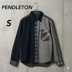 PENDLETON ペンドルトン クレイジーパターン 切替シャツ Mサイズ相当