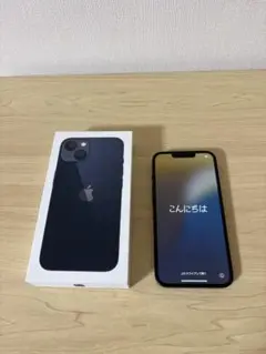 【美品】Apple iPhone 13 256GB ミッドナイト 箱付き