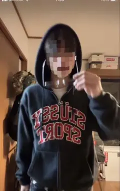 Stussy Sport Zip hoodie L - メルカリ