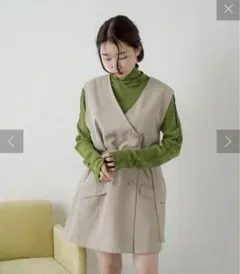 kastane SETUP BIGベスト　ライトグレー【3日までの限定価格】