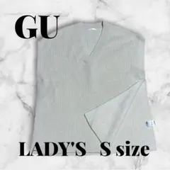 GU レディース ノースリーブ セーター オーバーサイズSサイズ ベージュ