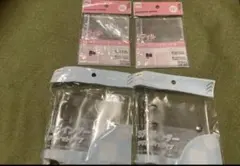 ダイソー３穴バインダー B8 ダイソー シール帳　リフィル　4点セット