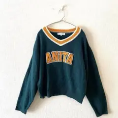 ☆【ジュニアスウィート】サガラワッペンチルデンニット Vネック カジュアル F