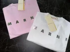 大人もOK！MARNI Kids 半袖 ロゴ クロップド Tシャツのサムネイル