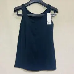 新品　UNIQLO ユニクロ　エアリズム　ブラタンクトップ　ブラック　Mサイズ