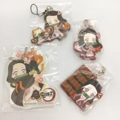鬼滅の刃 禰豆子 アクリルキーホルダー 4個セット