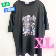 病みかわ 女の子 Tシャツ 量産型 地雷系 ゴスロリ ブラック 黒