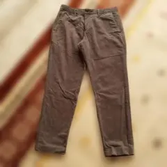 グレー コーデュロイパンツ XL