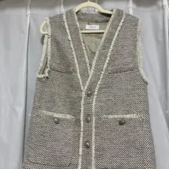 SIMPLICITÉ フリンジ付きベスト