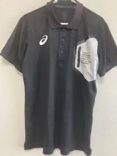 asics ブラック ポロシャツ D1