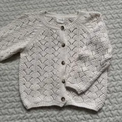 MONBÉBÉ アイボリー カーディガン S