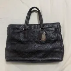 【新品未使用美品】COACH オプアート トートバッグ ビジネスバッグ レザーのサムネイル