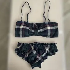 プチ値下げ！gelato pique チェック柄 ブラジャーショーツセット F