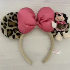 東京ディズニーリゾート カチューシャ ヒョウ柄 ミニー