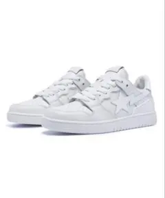 A BATHING APE ホワイト スニーカーのサムネイル