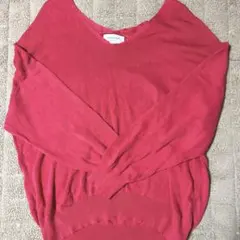 オペークドットクリップ ピンク トップス Sサイズ