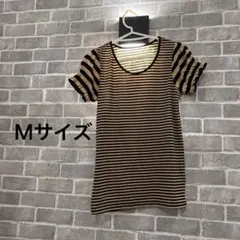 bianca maria半袖Tシャツ　カットソー　ボーダー　バルーンスリーブのサムネイル