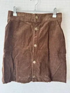 アースミュージックエコロジー　M コーディロイ　ミニタイトスカート