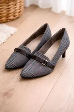 【美品】22.5cm ORiental TRaffic パンプス 通勤 低ヒール