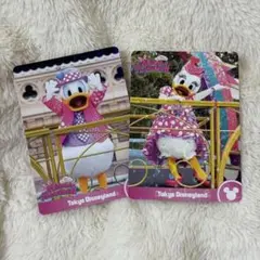 ディズニー パルパルーザ コレクションカード デイジー ドナルド パルパル