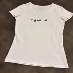 アニエスベー agnès b. ロゴ Tシャツ ホワイト サイズMのサムネイル
