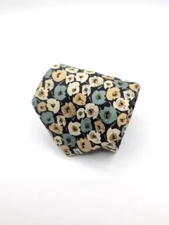 良品✨ Michel Valentino ネクタイ シルク ネイビー 1361