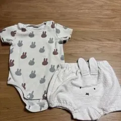 ミッフィー　ロンパース　ブルマ　セット　80cm