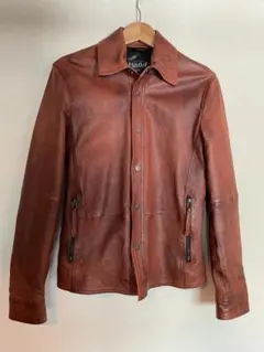 新品】NICOLE 羊革 ライダース L 48 ブラウン レザー - メルカリ