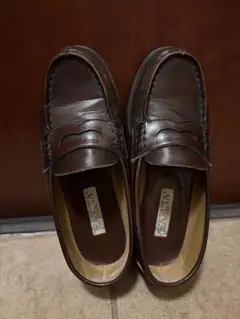 ブラウン ローファー HARUTA