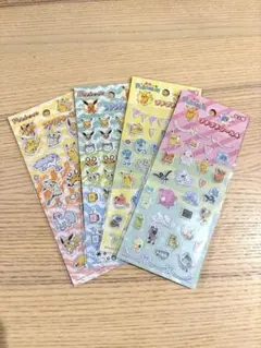 ポケモン プチプチシール　4枚セット