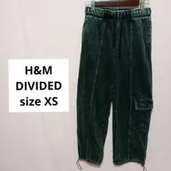 H&M DIVIDED スウェットパンツ ジョガーパンツ ブラック XS