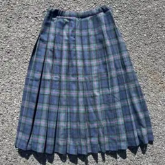 70s USA製 Pendleton タータンチェック柄 プリーツスカート