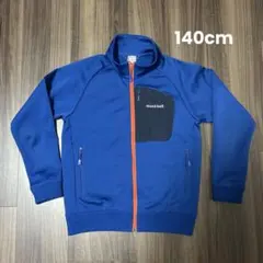 モンベル マウンテン ジャージジャケット 140cm ブルー