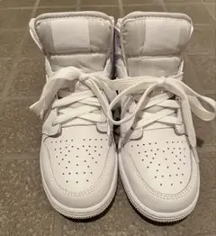 NIKE ナイキ AIR JORDAN 1 MID GS ホワイト 22.5cm