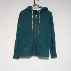 Heather☆ティールフルジップパーカー☆古着のサムネイル