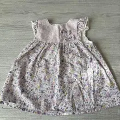 bebe 花柄 ワンピース　70〜80cm